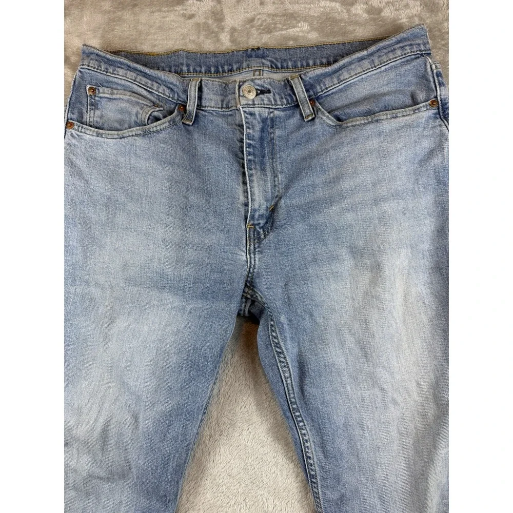 Levi 514 Jeans Men's Size 34X30 Blue 100% Cotton Quality Medium Wash (36x29.5)